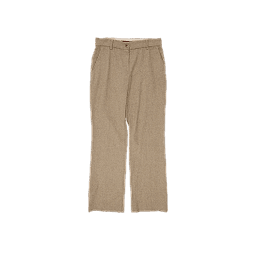 MAXMARA 체크 모직 롱 팬츠 상품 이미지